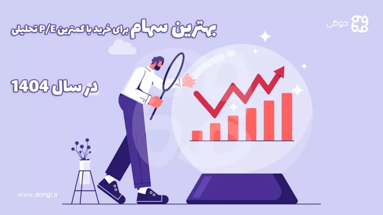 بهترین سهام برای خرید با کمترین P/E تحلیلی در سال ۱۴۰۴