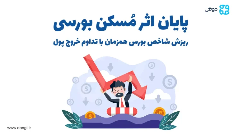 پایان اثر مُسکن بورسی؟ ریزش شاخص بورس همزمان با تداوم خروج پول