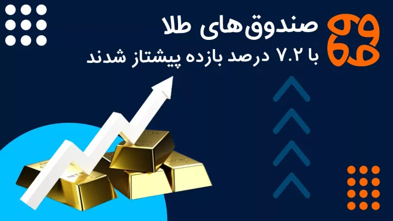 صندوق های طلا با ۷.۲ درصد بازده پیشتاز شدند