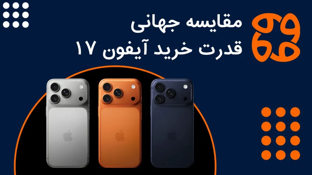 مقایسه جهانی قدرت خرید آیفون ۱۷: از ۲۱ ساعت کار در آمریکا تا بیش از ۱۷۰۰ ساعت در هند